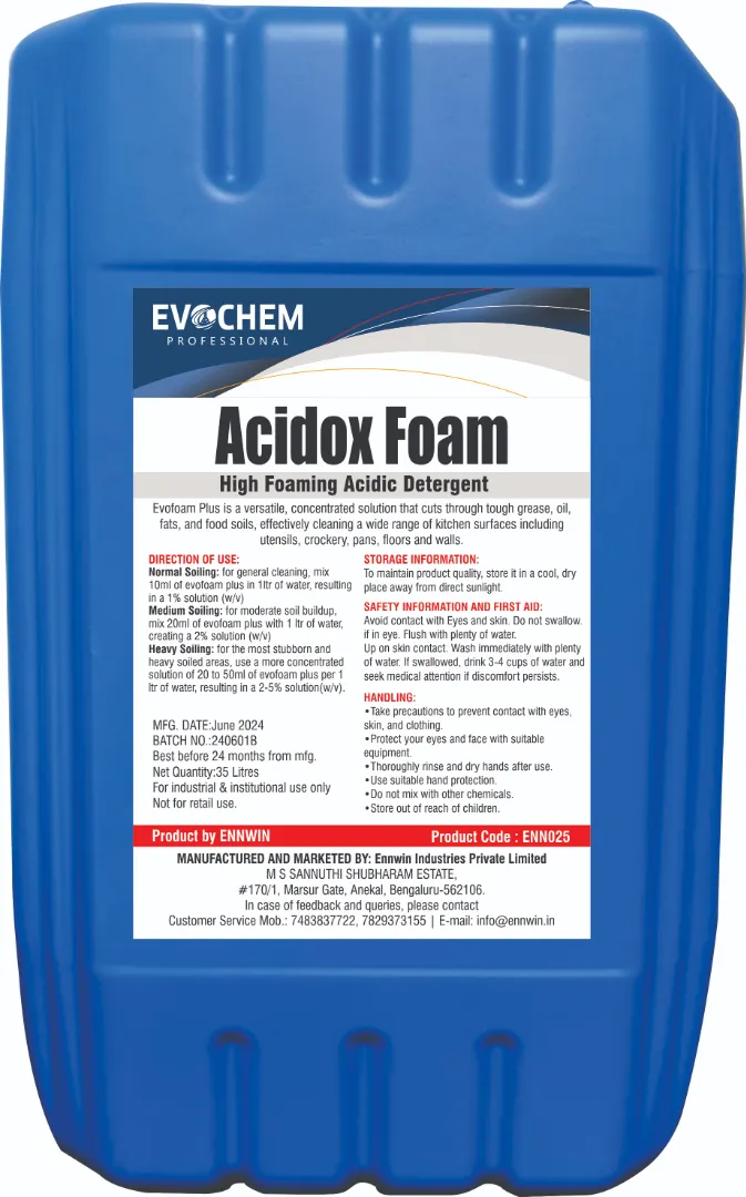 High Foaming Acidic Detergent (Acidox Foam)