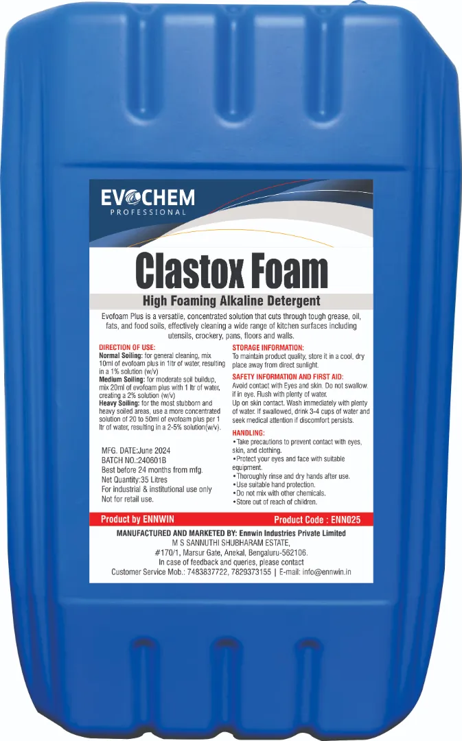 High Foaming Alkaline Detergent (Clastox Foam)