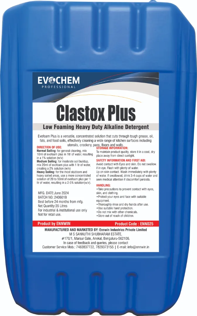 Low Foaming Heavy Duty Alkaline Detergent (Clastox Plus)