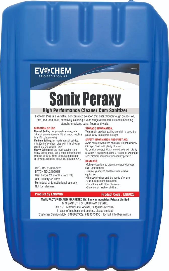 Peracetic Acid Based Sanitizer (Sanix Peraxy)